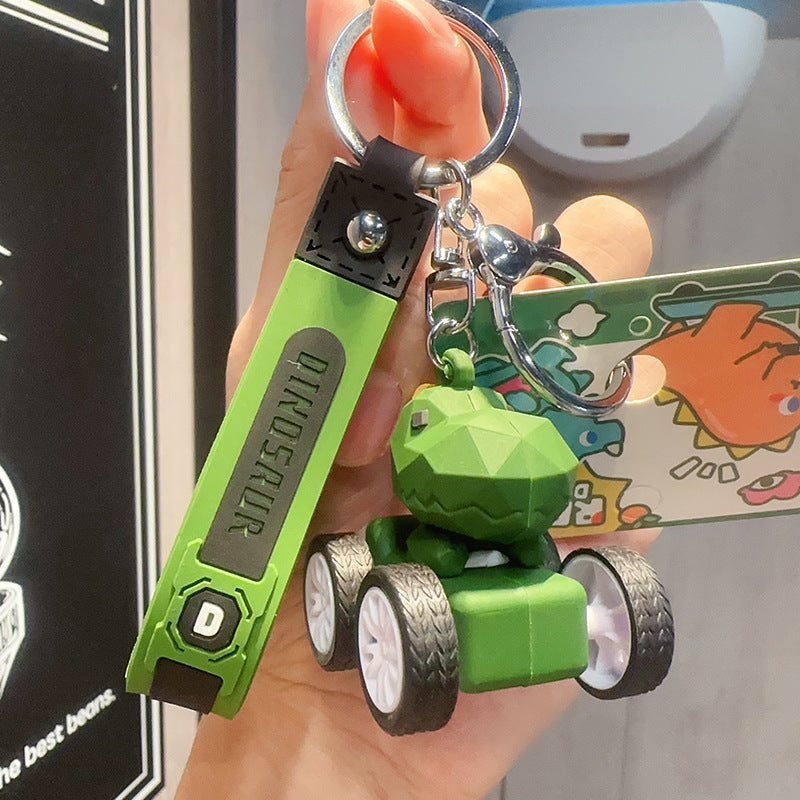 Wholesale Dinosaur Car Silicone Keychains